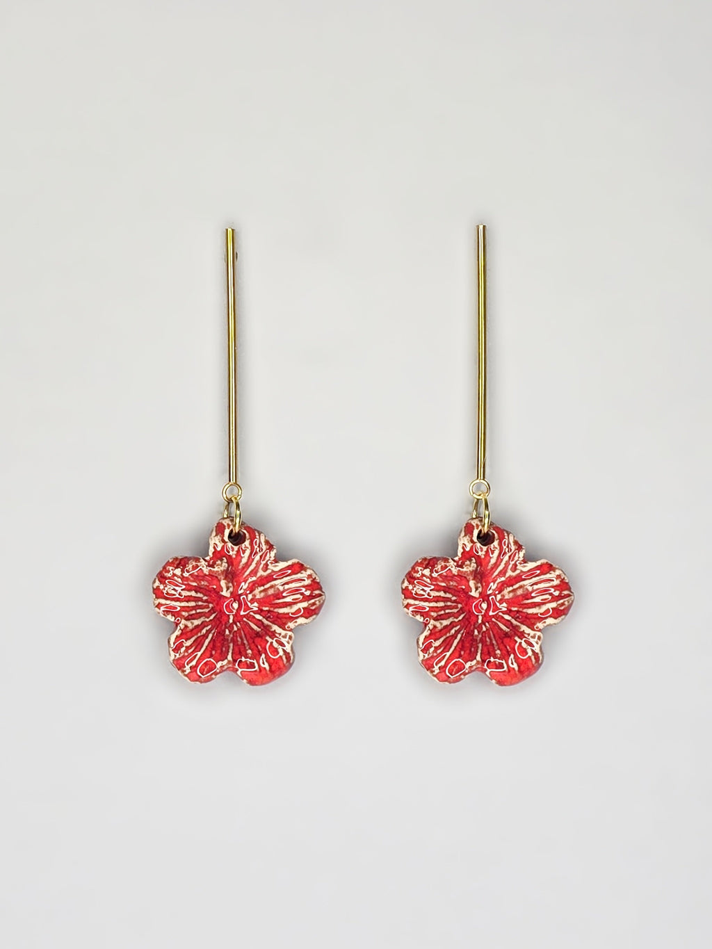 PENDIENTES HIBISCUS LINE