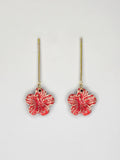 PENDIENTES HIBISCUS LINE